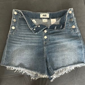 Paige denim shorts in great condition